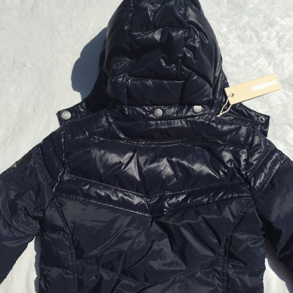 DIESEL*Navy Blue Hooded 'Janton' Jacket Coat $209 - Picture 6 of 6